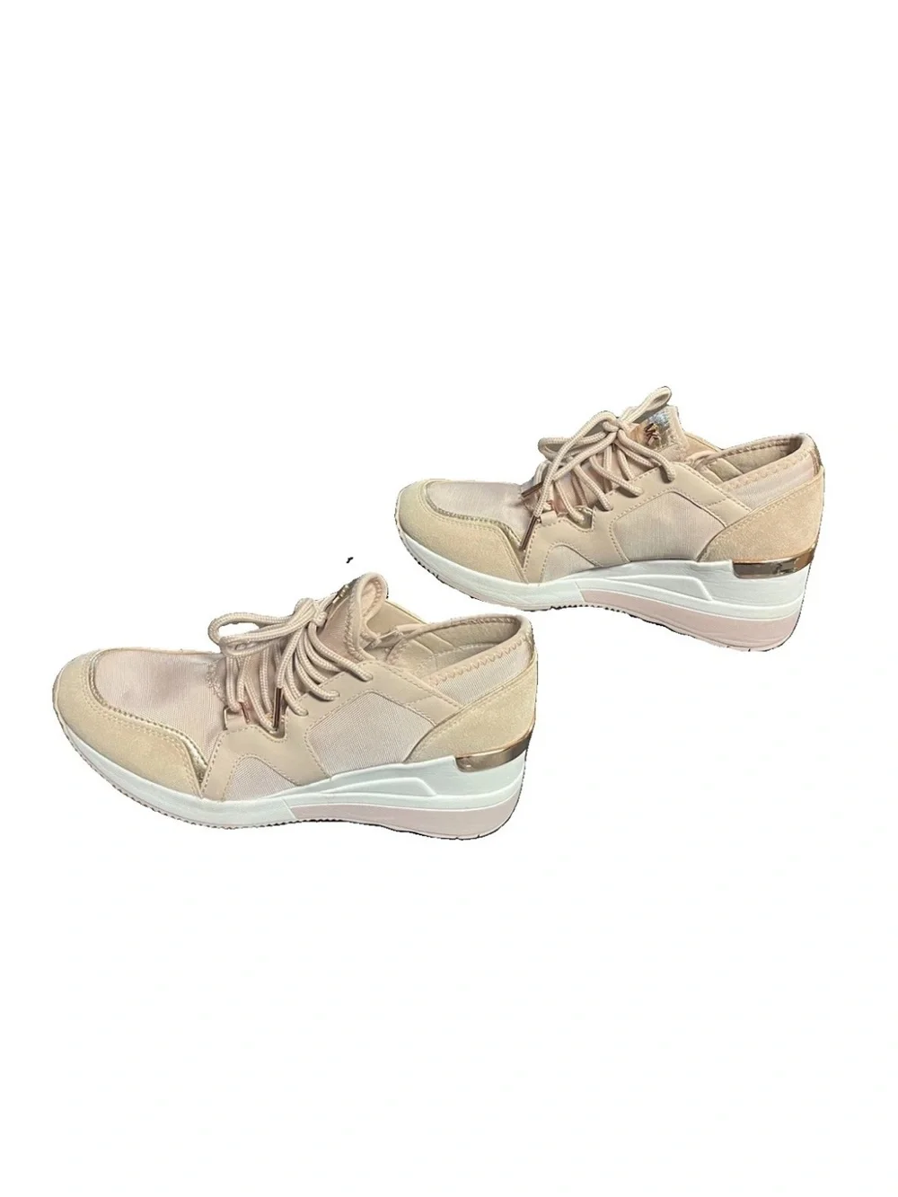 Michael Kors Blush Pink Lace-Up Women's Sneakers